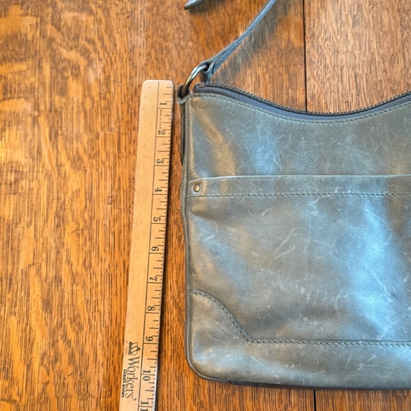 Frye Blue Leather Crossbody Bag - Picture 5 of 7
